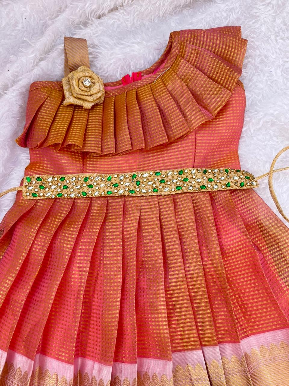 One Shoulder Frocks for Little Angels