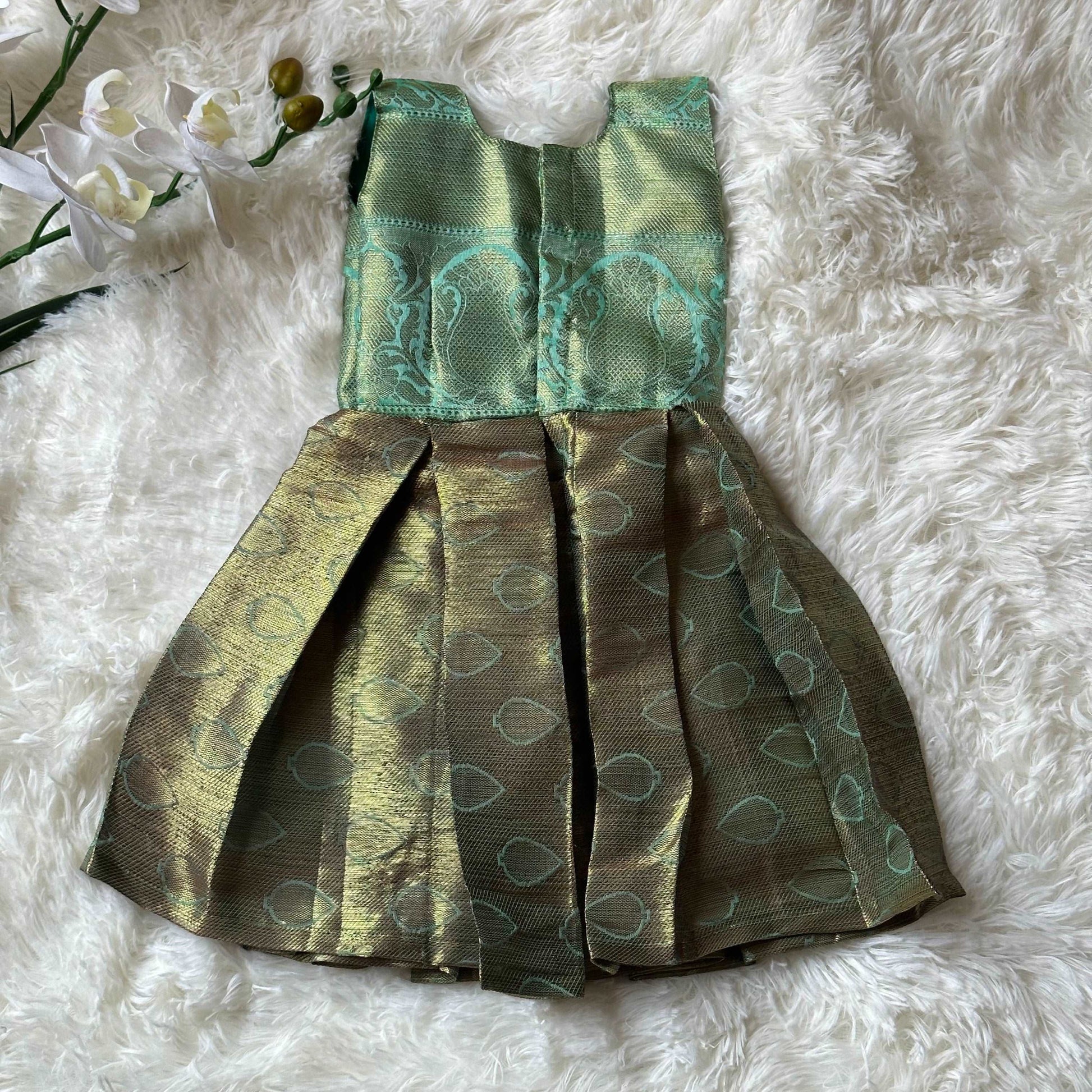 Newborn Katan Silk Sea Green | Newborn - Kalas Couture