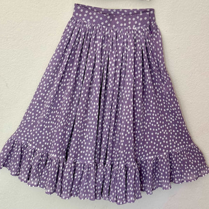 Fairyland Velvet Crop Top Pleated Skirt | 5-6 Yrs - Kalas Couture